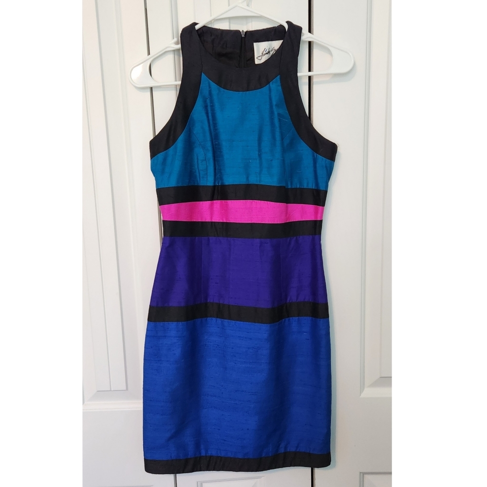 Linda Segal Vintage 100% Silk Dress Size 2